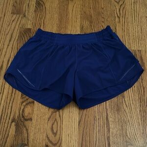 Lululemon hotty hot shorts size 10 royal blue